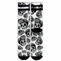 Socks AMERICAN SOCKS - Skater Skull -Costume Spooky 048 020