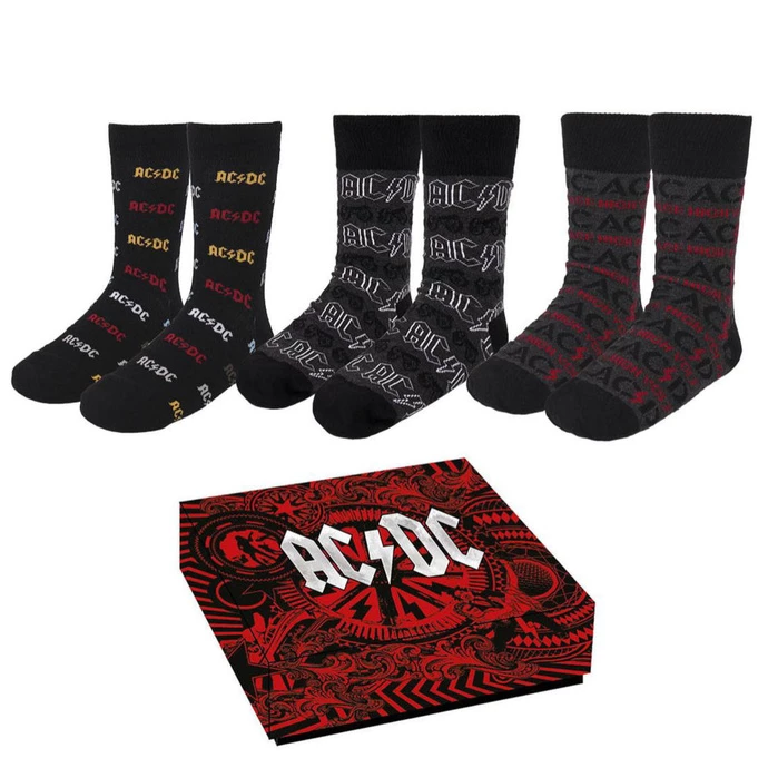 Socks (3 Pairs) AC/DC 3 Socks (3 Pairs) AC/DC
