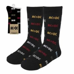 Socks (3 Pairs) AC/DC 10 Socks (3 Pairs) AC/DC -Costume Spooky 120269 0009dw
