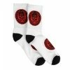 Socks BLACK HEART - RED SKUL L 1 Socks BLACK HEART - RED SKUL L -Costume Spooky 124030 054
