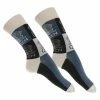 Socks Queen - Crest Blocks - NAVY - ROCK OFF -Costume Spooky 128515 wa018