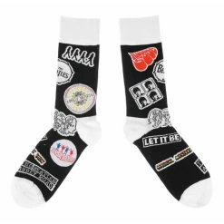 Socks Beatles - Icons - BLACK - ROCK OFF -Costume Spooky 128544 ww016