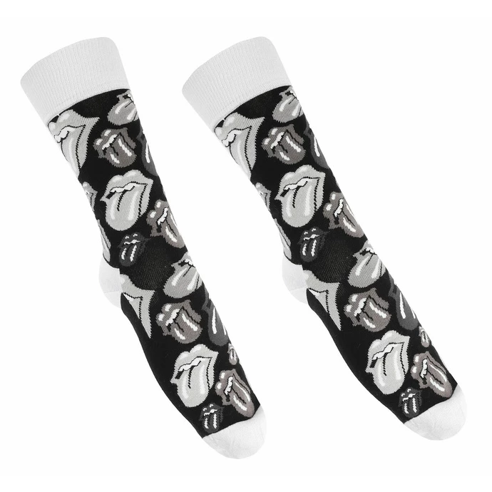 Socks Rolling Stones - Classic Tongues - BLACK - ROCK OFF 3 Socks Rolling Stones - Classic Tongues - BLACK - ROCK OFF