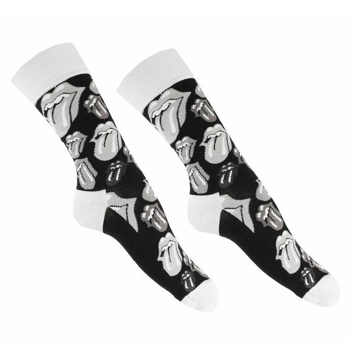 Socks Rolling Stones - Classic Tongues - BLACK - ROCK OFF 4 Socks Rolling Stones - Classic Tongues - BLACK - ROCK OFF - Image 2