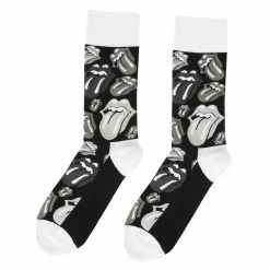 Socks Rolling Stones - Classic Tongues - BLACK - ROCK OFF 9 Socks Rolling Stones - Classic Tongues - BLACK - ROCK OFF -Costume Spooky 128548 as 013