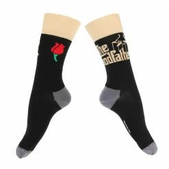 Socks Godfather - Logo Gold - Black - ROCK OFF