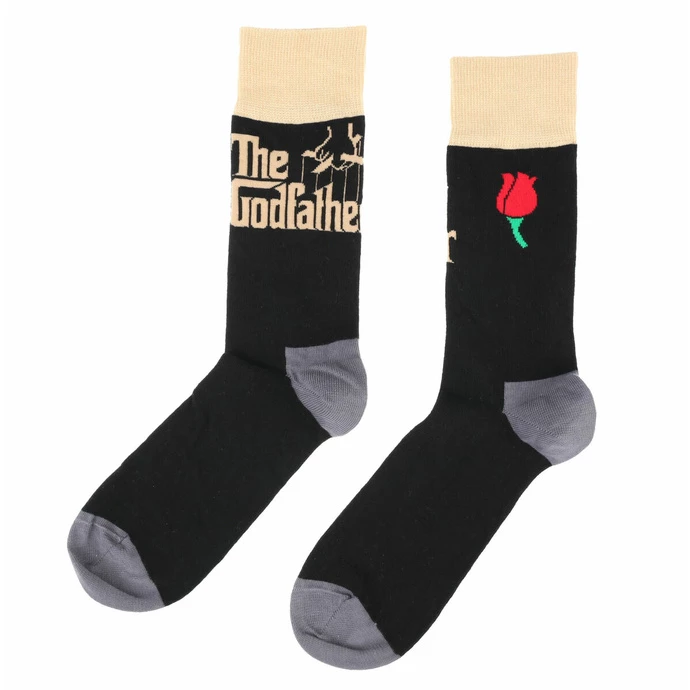Socks Godfather - Logo Gold - Black - ROCK OFF 5 Socks Godfather - Logo Gold - Black - ROCK OFF - Image 3