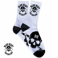 Socks BLACK HEART - Skull