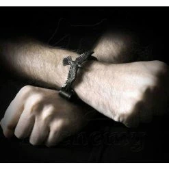 Bracelet ALCHEMY GOTHIC - Black Consort Wriststrap -Costume Spooky 88843 4