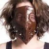 Mask POIZEN INDUSTRIES - HANNIBAL FACE - BROWN -Costume Spooky 96770 1