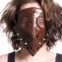 Mask POIZEN INDUSTRIES - HANNIBAL FACE - BROWN