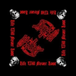 Scarf DEATH - LIFE WILL NEVER LAST - RAZAMATAZ