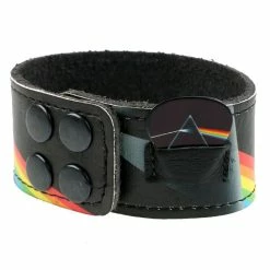 Set Bracelet + Plectrums Pink Floyd - PERRIS LEATHERS -Costume Spooky DS052