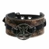 Bracelet Pentagram Cross - Brown -Costume Spooky DS97766