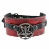 Bracelet Pentagram Cross - Red -Costume Spooky DS97776