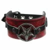 Bracelet Baphomet - Red -Costume Spooky DS97778