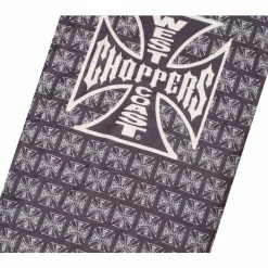 Neck Warmer WEST COAST CHOPPERS - CROSS - BLACK -Costume Spooky IMG 2367