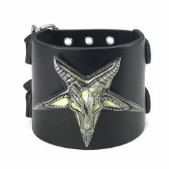Baphomet Bracelet Dark Glow