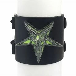 Baphomet Bracelet Dark Glow -Costume Spooky LSF1 102s a