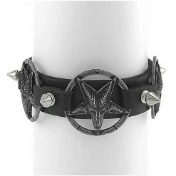Bracelet Triple Baphomet Cult -Costume Spooky LSF1 71 a