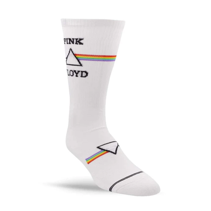 Socks PERRI'S SOCK - PINK FLOYD - DSOTM - WHITE 3 Socks PERRI'S SOCK - PINK FLOYD - DSOTM - WHITE