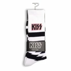 Socks PERRI'S SOCK - KISS - STRIPE - WHITE -Costume Spooky ase8r36d