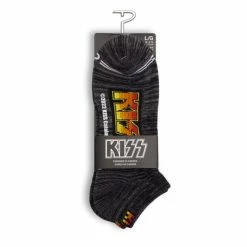 Socks PERRI'S SOCK - KISS - LINER LOGO - CHARCOAL MIX -Costume Spooky ase8r39d