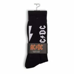 Socks PERRI'S SOCK - AC/DC - LIGHTNING STRIKES - BLACK 7 Socks PERRI'S SOCK - AC/DC - LIGHTNING STRIKES - BLACK -Costume Spooky ase8r48d