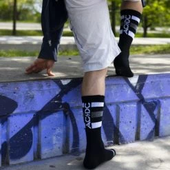 Socks PERRI'S SOCK - AC/DC - HIGH VOLTAGE - BLACK -Costume Spooky ase8r55d