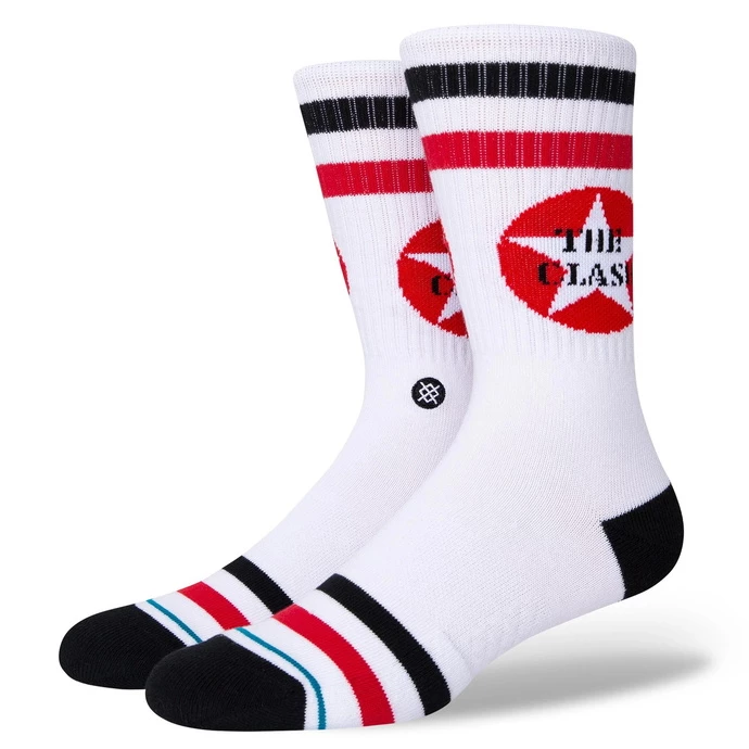 Socks THE CLASH - CLAMPDOWN - White - STANCE 3 Socks THE CLASH - CLAMPDOWN - White - STANCE