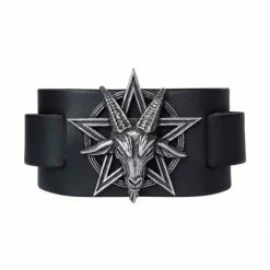 Bracelet ALCHEMY GOTHIC - Baphomet - Pewter -Costume Spooky baphomet