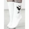 Socks KILLSTAR - Bat Magic - White -Costume Spooky bat magic socks 6q