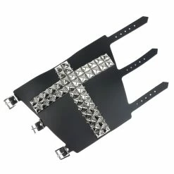 Bracelet 11 ROW WITH PYRAMID CHRISTIAN CROSS