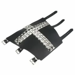 Bracelet 11 ROW WITH PYRAMID CHRISTIAN CROSS -Costume Spooky jz 007