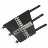 Bracelet 11 ROW WITH PYRAMID CROSS LEATHER -Costume Spooky jz 011