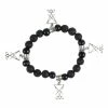 Bracelet Luciferothica - Black & Silver -Costume Spooky lucifero 014