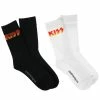 Socks (set Of 2 Pairs) Kiss - 2-Pack - Black / White