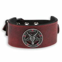 Bracelet Baphomet - Red - Crystal Red
