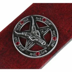 Bracelet Baphomet - Red - Crystal Red -Costume Spooky naram 024