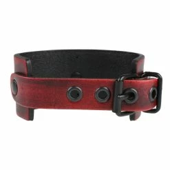 Bracelet Baphomet - Red - Crystal Blue -Costume Spooky naram 029