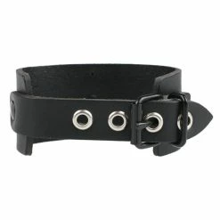 Bracelet Baphomet - Black - Crystal Blue -Costume Spooky naram 034