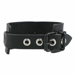 Bracelet Baphomet - Black - Crystal Red -Costume Spooky naram 039