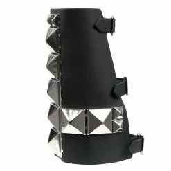 Bracelet 11 Row With Large Silver Pyramid Cross -Costume Spooky naramek 2023