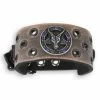 Bracelet Baphomet - Brown - Crystal Blue -Costume Spooky s nyty 012