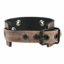 Bracelet Baphomet - Brown - Crystal Red -Costume Spooky s nyty 021