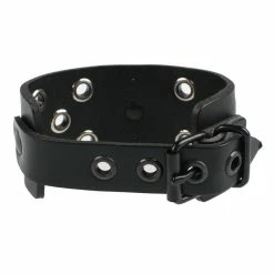 Bracelet Baphomet - Black - Crystal Blue -Costume Spooky s nyty 024