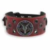 Bracelet Baphomet - Red - Crystal Blue 2 Bracelet Baphomet - Red - Crystal Blue -Costume Spooky s nyty 031