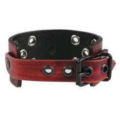 Bracelet Baphomet - Red - Crystal Blue -Costume Spooky s nyty 033