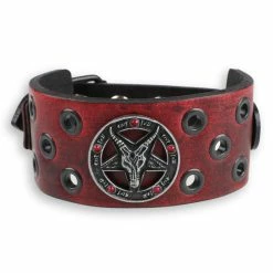 Bracelet Baphomet - Red - Crystal Red