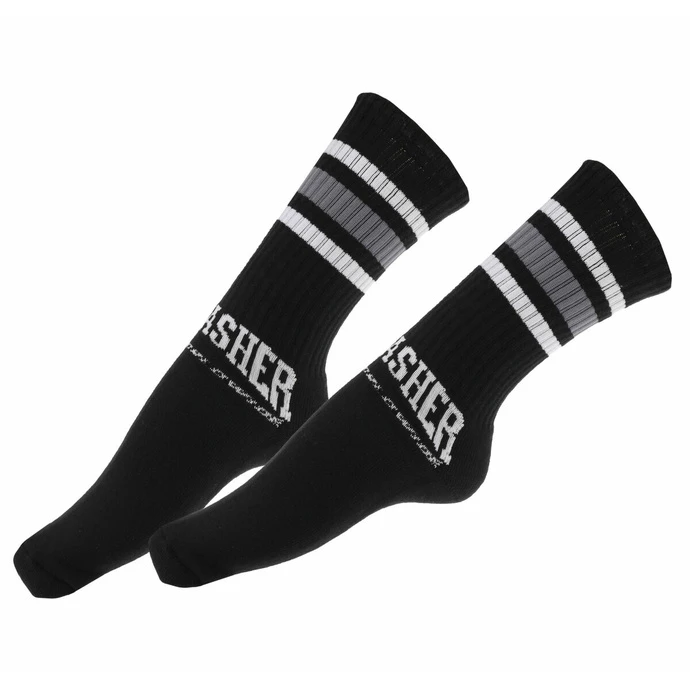 Socks HUF X THRASHER - Center Field - Black 5 Socks HUF X THRASHER - Center Field - Black - Image 3